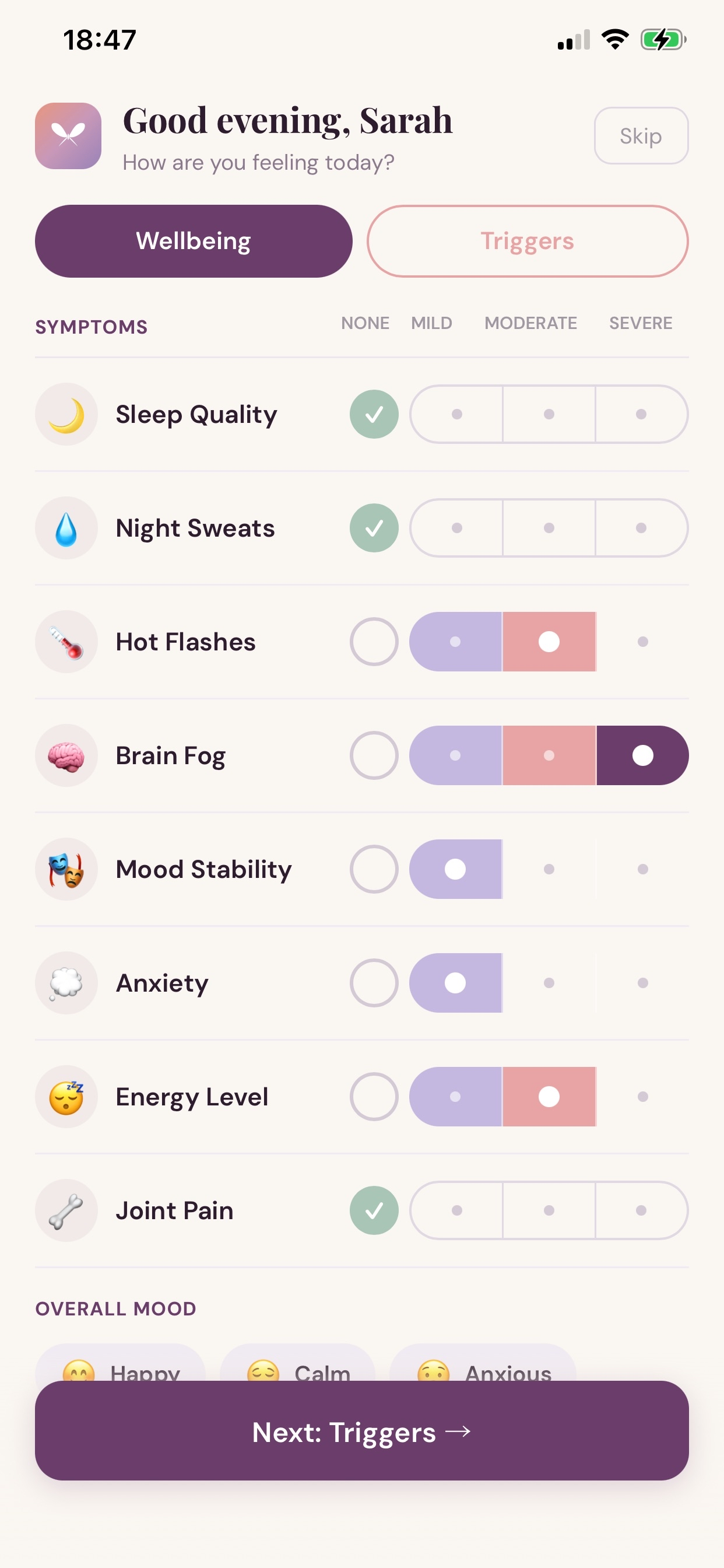 Daily Check-in
